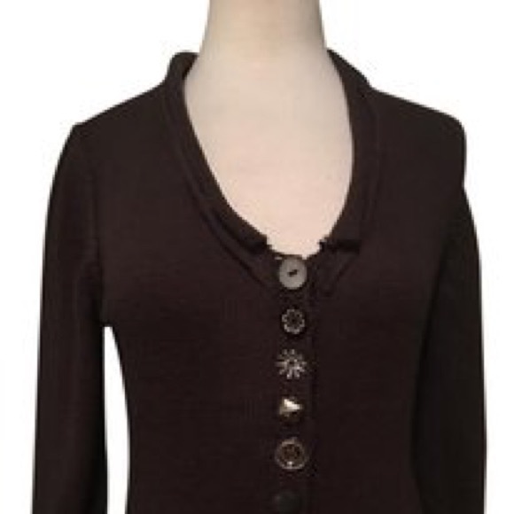 PURE Handknit Cotton assorted button front closure - Picture 7 of 8